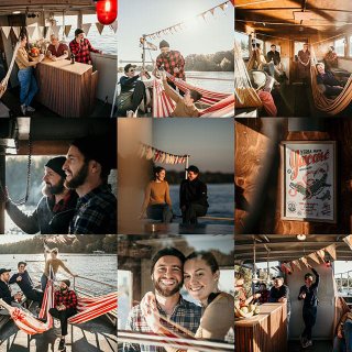 Im Boot und drum herum