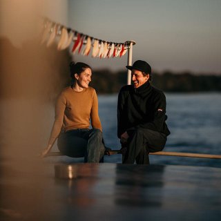 Im Boot und drum herum